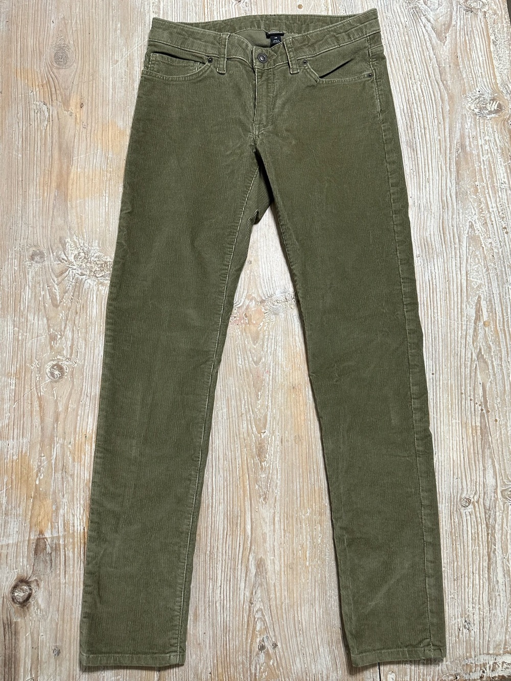 Patagonia Olive Green Corduroy Slim Pants Sz 29 - Picture 1 of 8